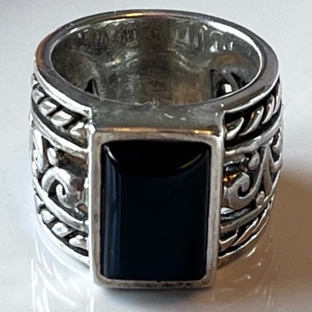 Silpada Sterling Silver 925 Onyx Ring